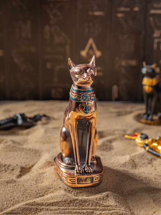 Bastet Egyptian Statue – Symbol of Protection and Elegance-GOLD