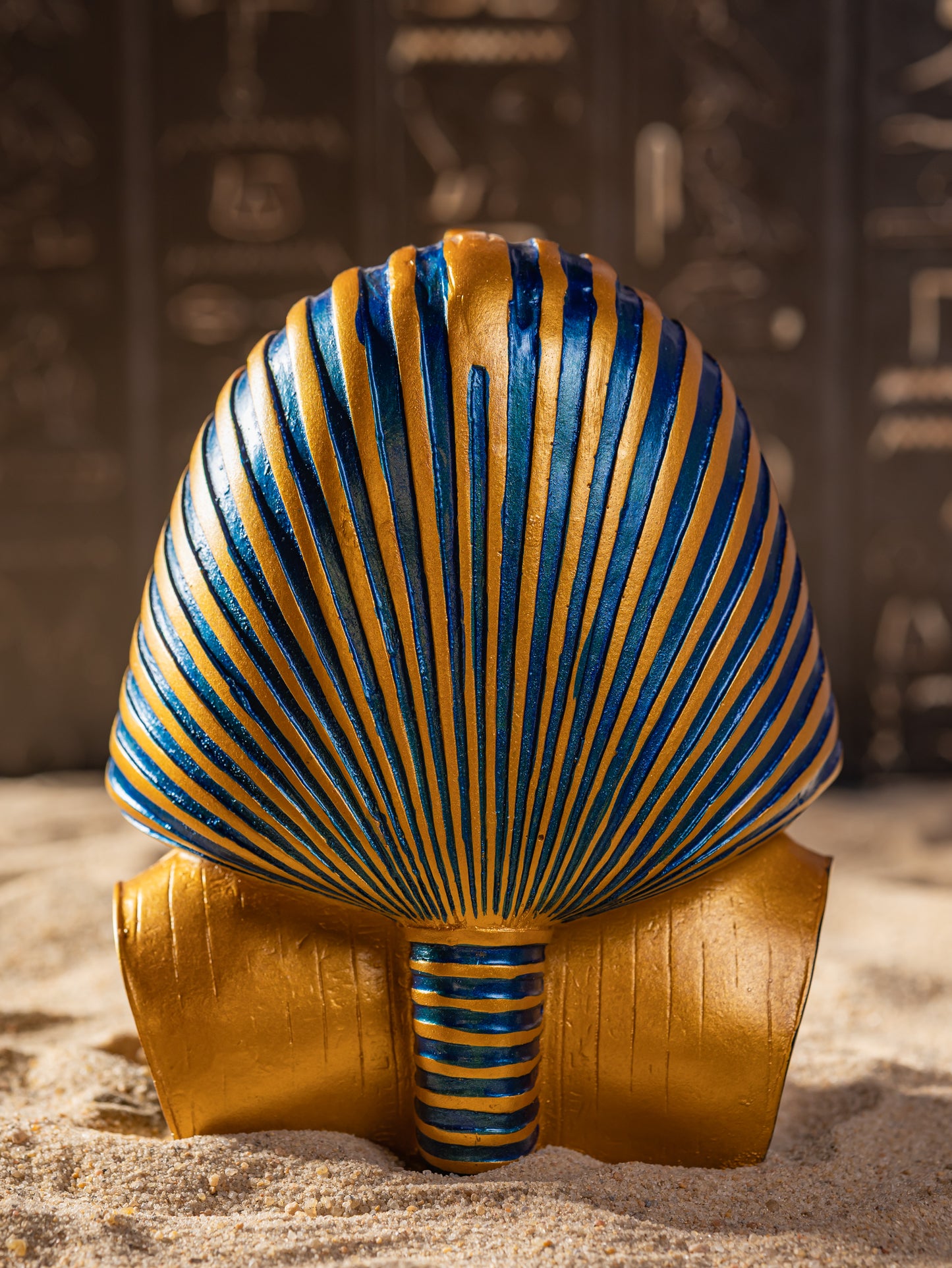 Tutankhamun Pharaoh Bust – Icon of Ancient Egyptian Royalty-GOLD A